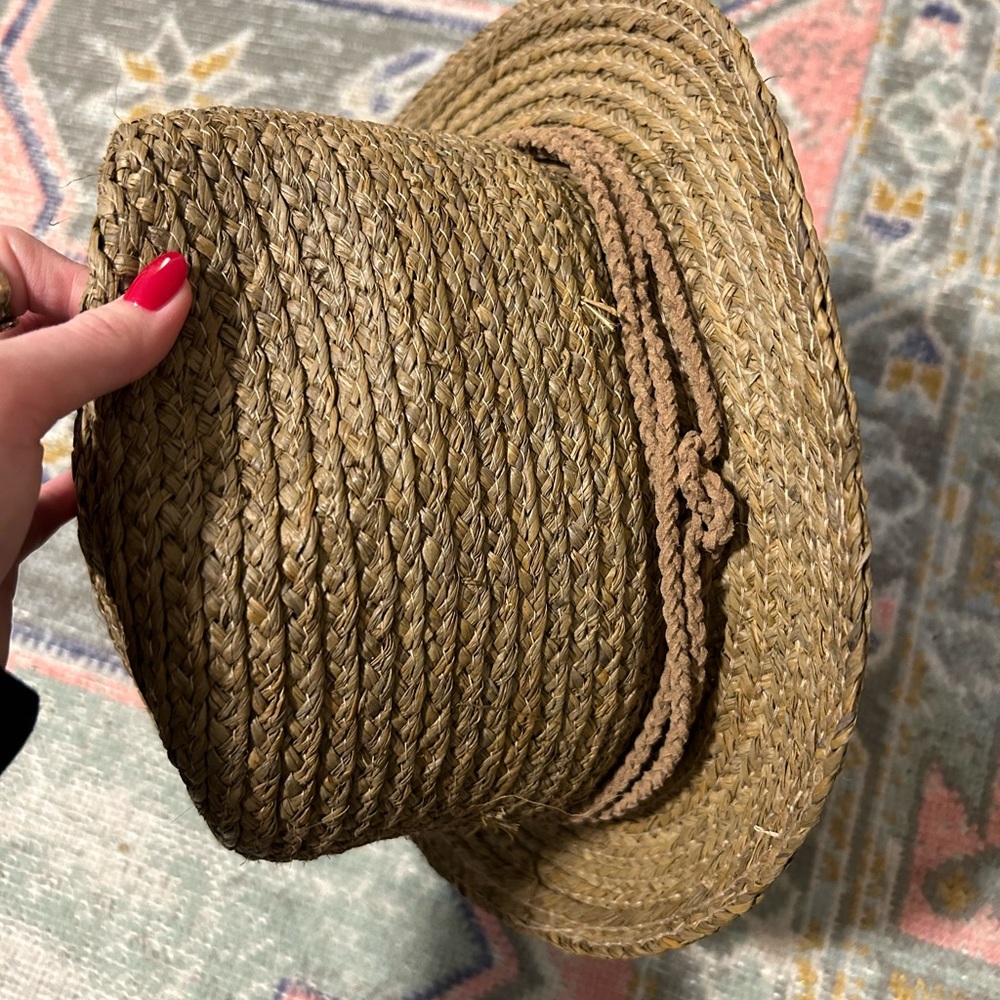 SCOOP 100% raffia beach hat